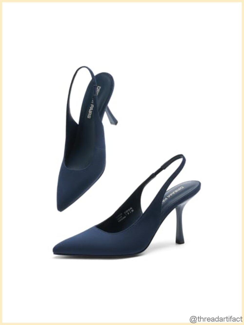 Women's Slingback High Heels Pointed Toe Pumps Stiletto Faux Suede